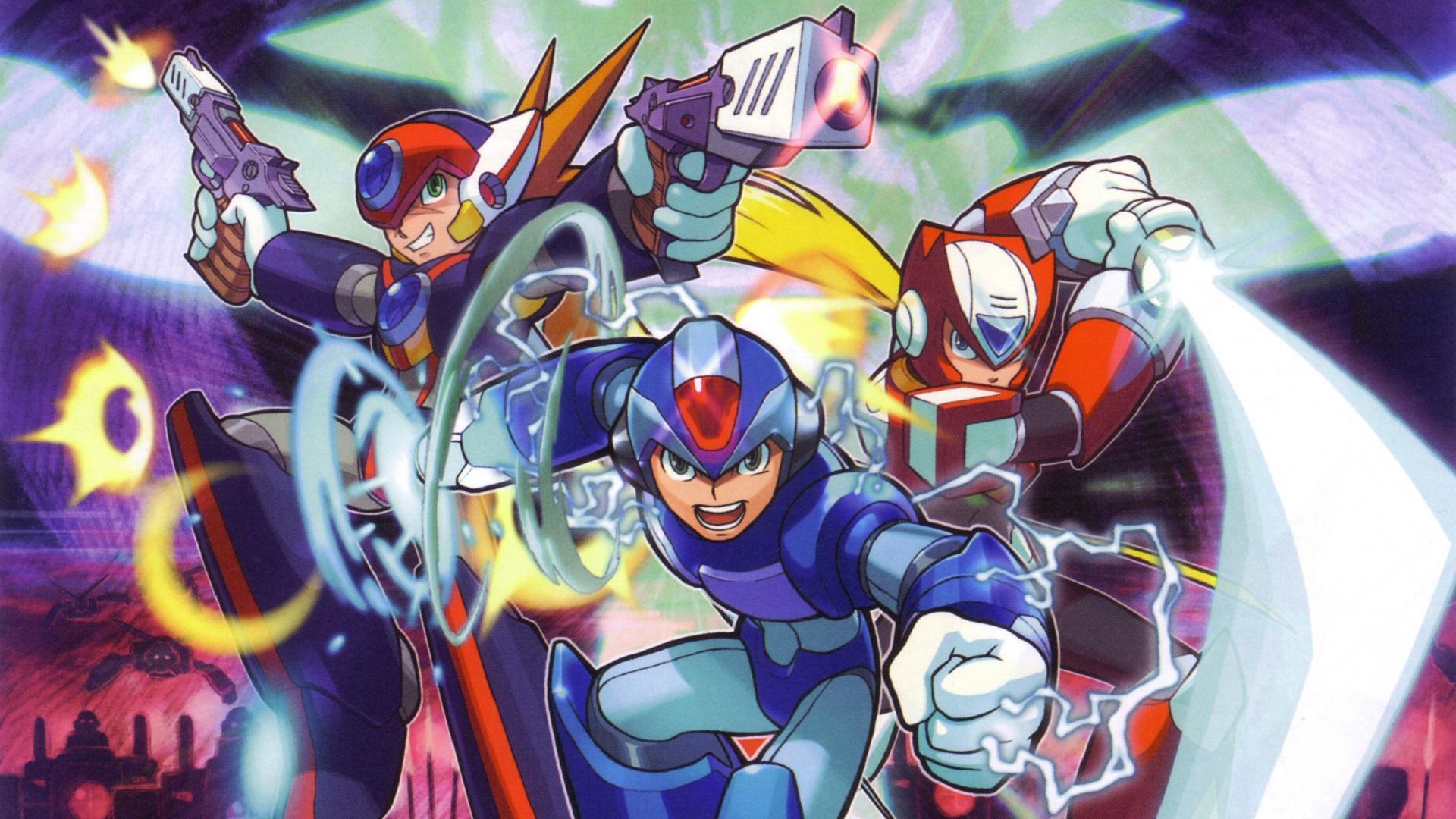 HD wallpaper, Mega Man X8 Promo, Mega Man X, Axl Mega Man, Zero Megaman